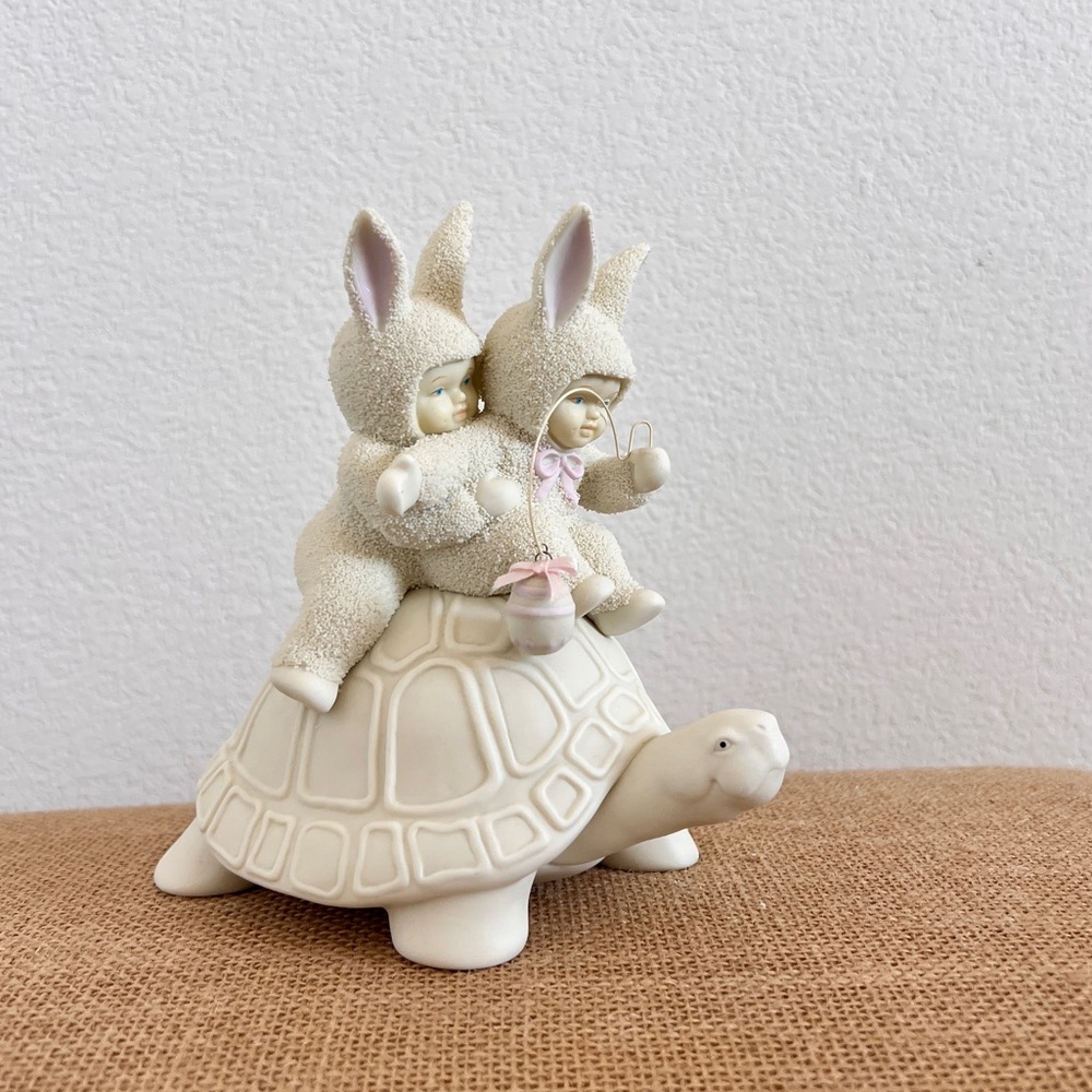 Vintage Department 56 Snowbunnies It’s Working…We’re Going Faster Figuri…